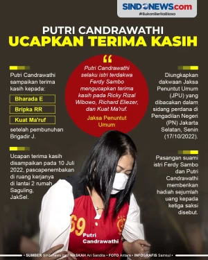 Putri Candrawathi Ucapkan...