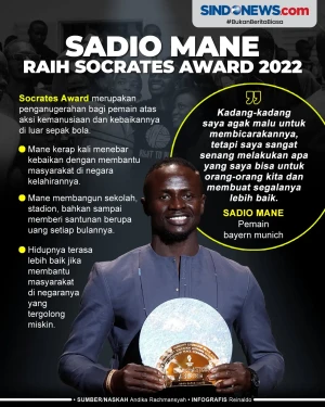Sadio Mane Raih Socrates...