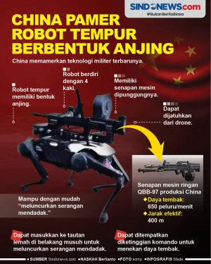 China Pamer Robot Anjing...