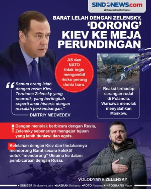 Barat Lelah dengan Zelensky,...
