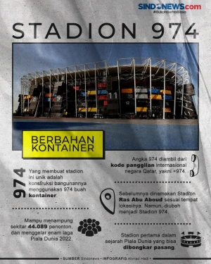 Uniknya Stadion 974,...