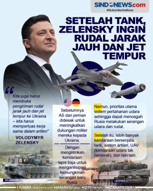 Setelah Tank, Zelensky...