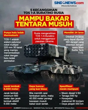 TOS 1-A Buratino, Senjata...