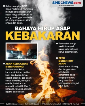 Bahaya Hirup Asap Kebakaran...