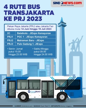Catat! Ini 4 Rute Bus...