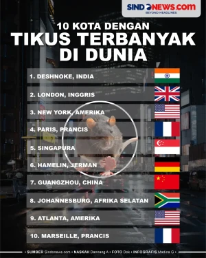 10 Kota dengan Jumlah...