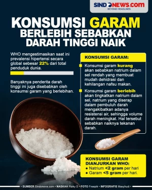 Konsumsi Garam Berlebih...