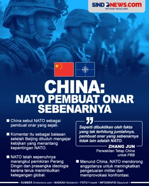 Tegas, China Sebut NATO...