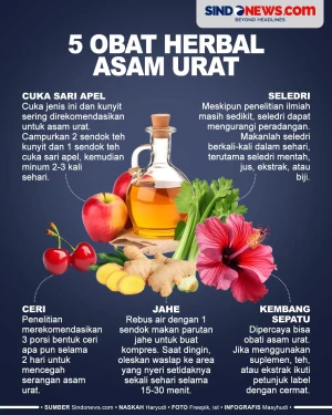 5 Obat Herbal Asam Urat...