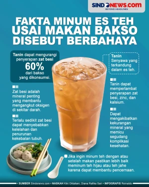 Fakta Minum Es Teh usai...