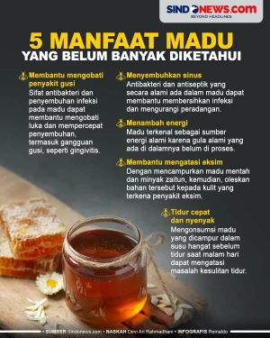 5 Manfaat Madu yang...