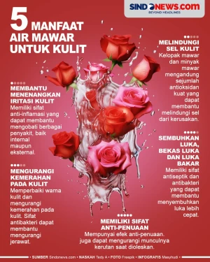 5 Manfaat Air Mawar...