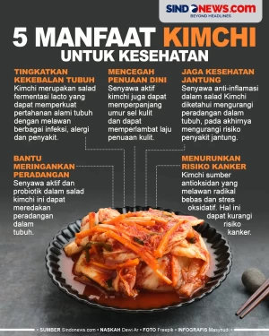 5 Manfaat Kimchi, Salah...