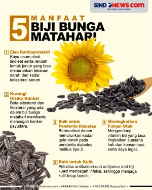 5 Manfaat Biji Bunga...