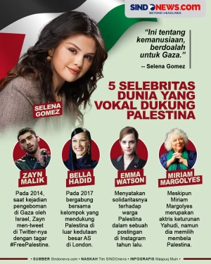 5 Selebritas Dunia Dukung...