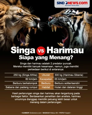Singa Lawan Harimau...