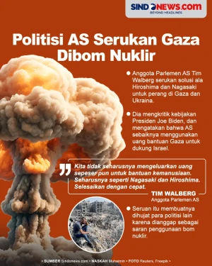 Serukan Gaza Dibom Nuklir,...