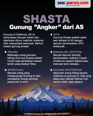 Shasta, Gunung dari...