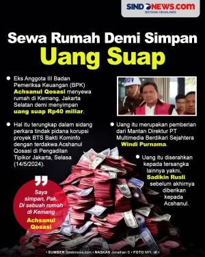 Demi Simpan Uang Suap...