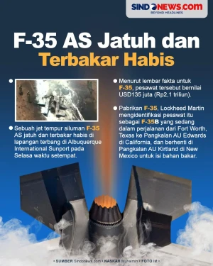 Jet Tempur F-35 AS Jatuh...