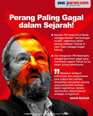 Eks PM Israel Ehud Barak:...
