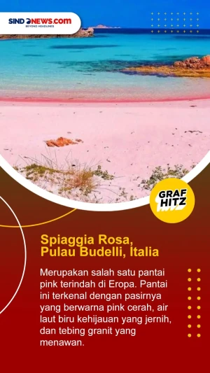 5 Pantai Pink Terindah...