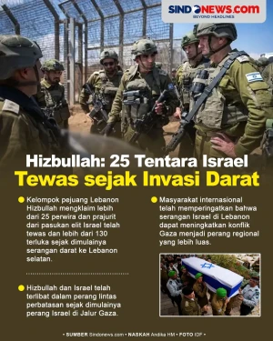 25 Tentara Israel Tewas...