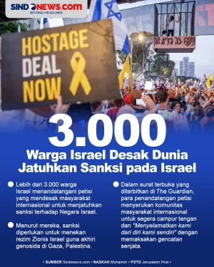 3.000 Warga Israel Desak...