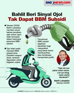 Bahlil Beri Sinyal Ojek...