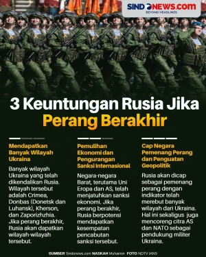 3 Keuntungan Rusia Jika...