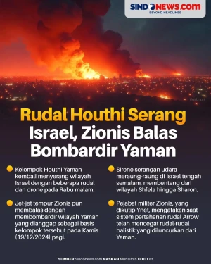 Rudal Houthi Serang...