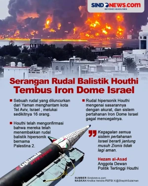 Rudal Balistik Houthi...