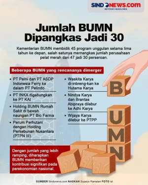 BUMN Dipangkas Jadi...