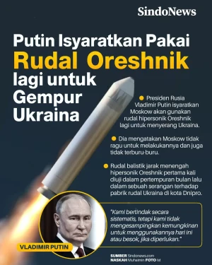 Putin Isyaratkan Rudal...