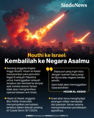 Pejuang Houthi ke Israel:...