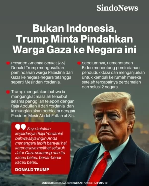 Bukan Indonesia, Trump...