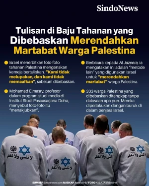 Tulisan di Baju Tahanan...
