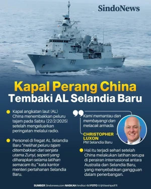 Kapal Perang China Tembaki...