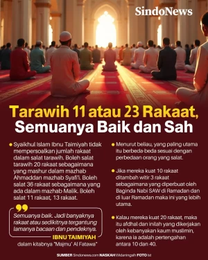 Salat Tarawih 11 atau...
