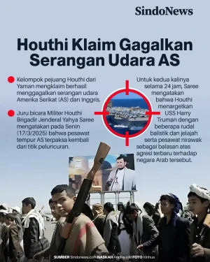 Houthi Klaim Mampu Gagalkan...