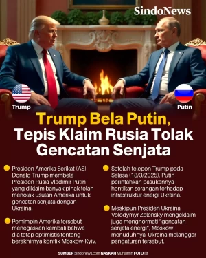 Trump Bela Putin, Tepis...