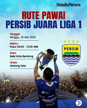 Rute Pawai Akbar Persib...