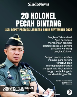 20 Kolonel Pecah Bintang...