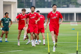 Latihan Timnas Indonesia...