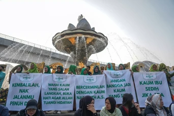 Potret Aksi Dukung Pemkot...