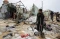 Warga Palestina di Rafah...