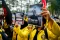 Mahasiswa Demo Hardiknas...