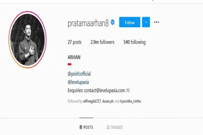 Followers Pratama Arhan...
