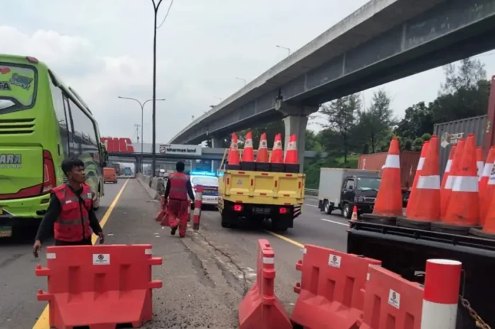 Contraflow KM 47-70...
