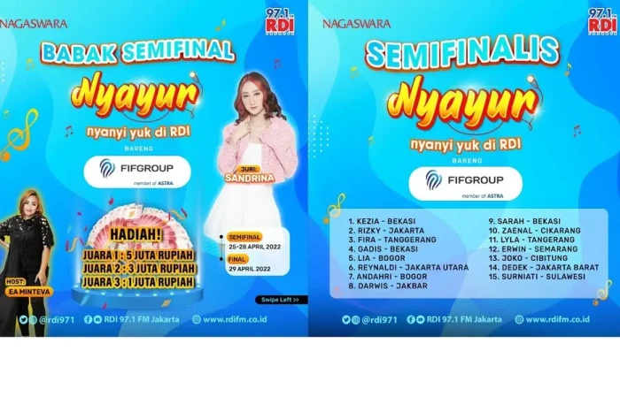 Kian Seru, Lomba Karaoke...